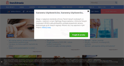 Desktop Screenshot of domzdrowia.pl